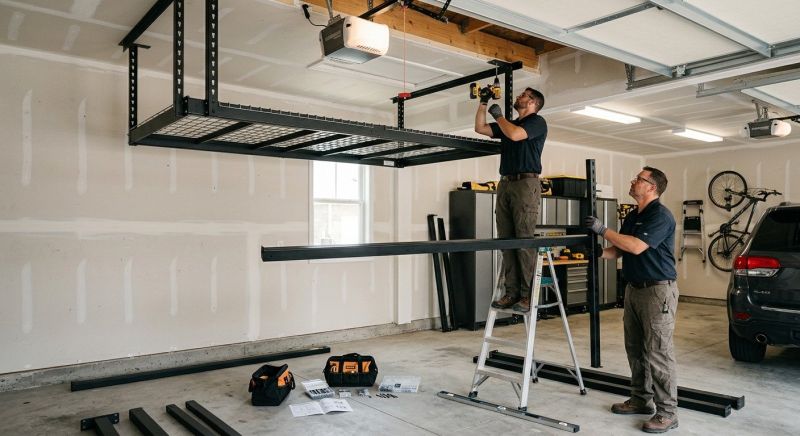 Garage Tool Rack Installation in Winston Salem, NC