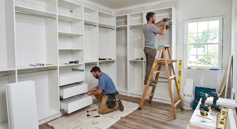 Closet Cabinet Installation in Winston Salem, NC