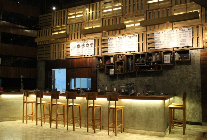 Industrial Style Bar