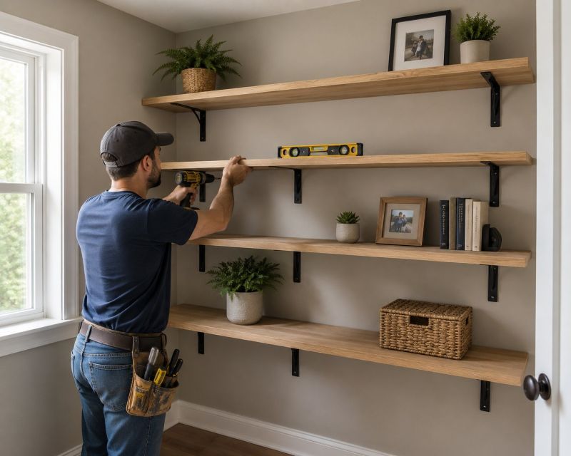 Overhead Shelving Installation in Winston Salem, NC