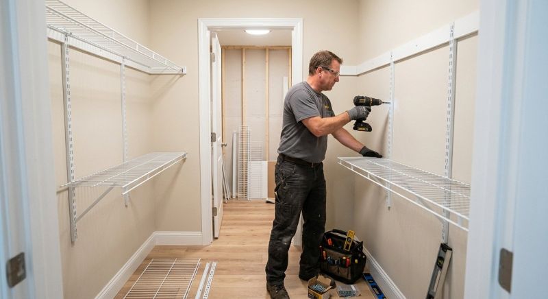 Wire Shelving Installation in Annapolis, MD